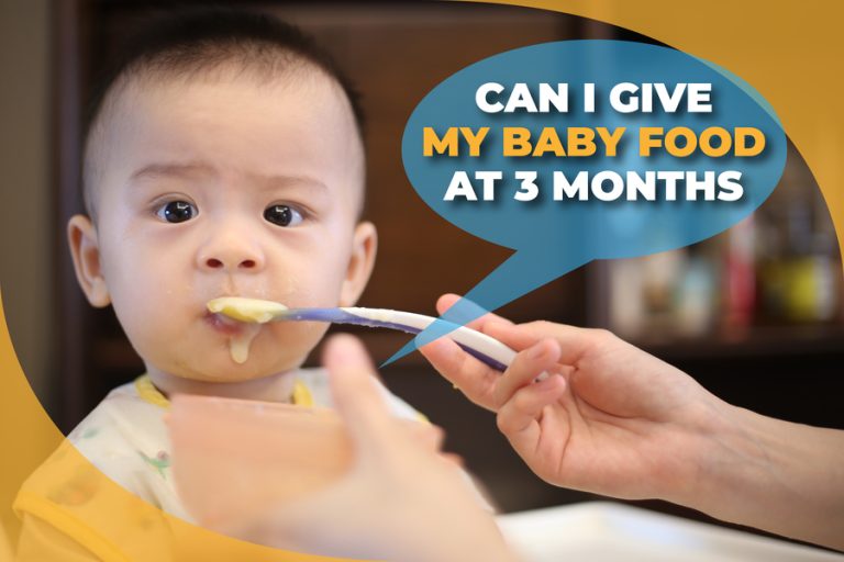 Is It Ok To Give Baby Food At 3 Months