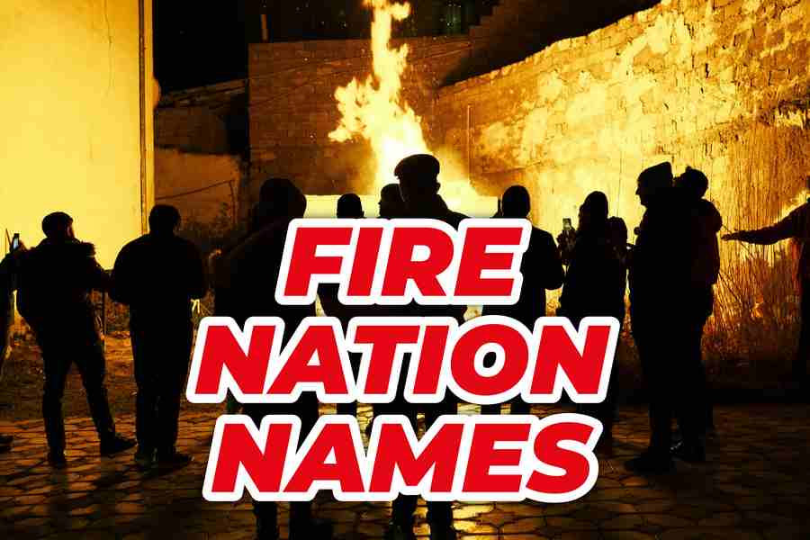 Fire Nation Names