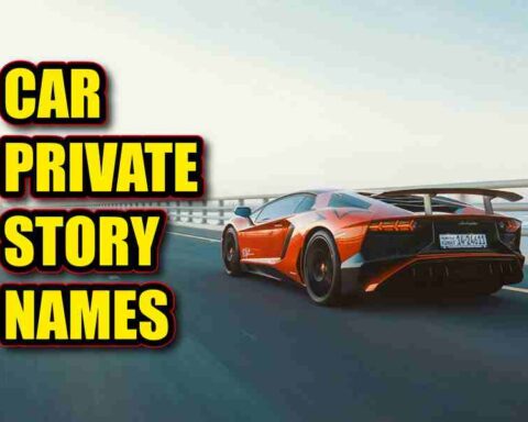 Car Private Story Names